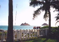 View from our garden to the Mokula Islands